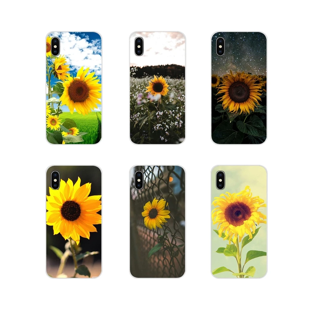 Чехлы с красивым цветком подсолнуха для Huawei G7 G8 P7 P8 P9 P10 P20 P30 Lite Mini Pro P Smart Plus 2017 2018 2019