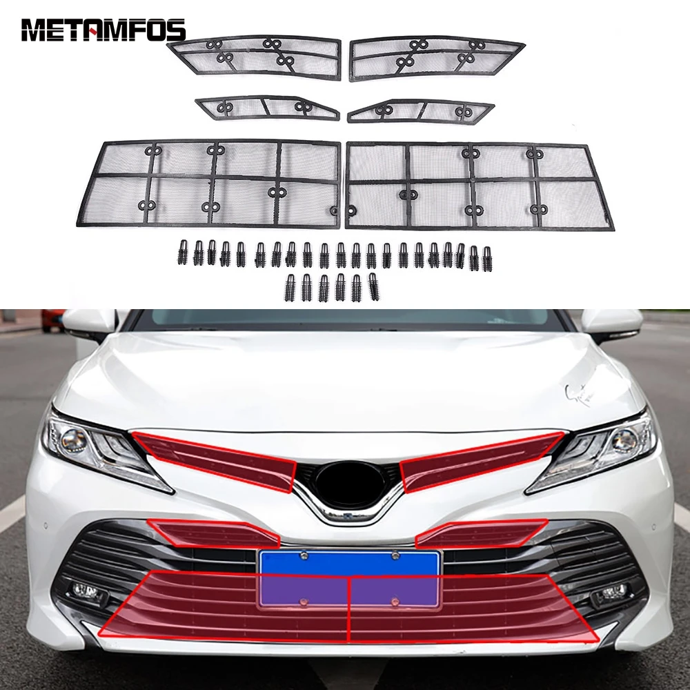 Передняя решетка для двигателя Toyota Camry 2018 2019 LE/XLE защита от