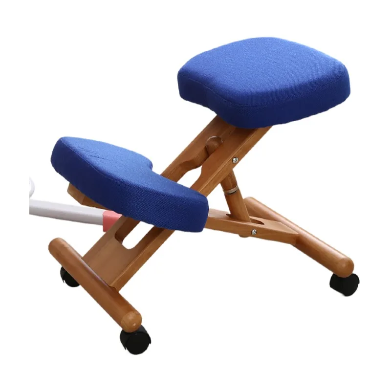 

Эргономичное кресло на коленях с роликом, Деревянная офисная мебель для поддержки осанки, эргономичное деревянное кресло, балансирующее бо...