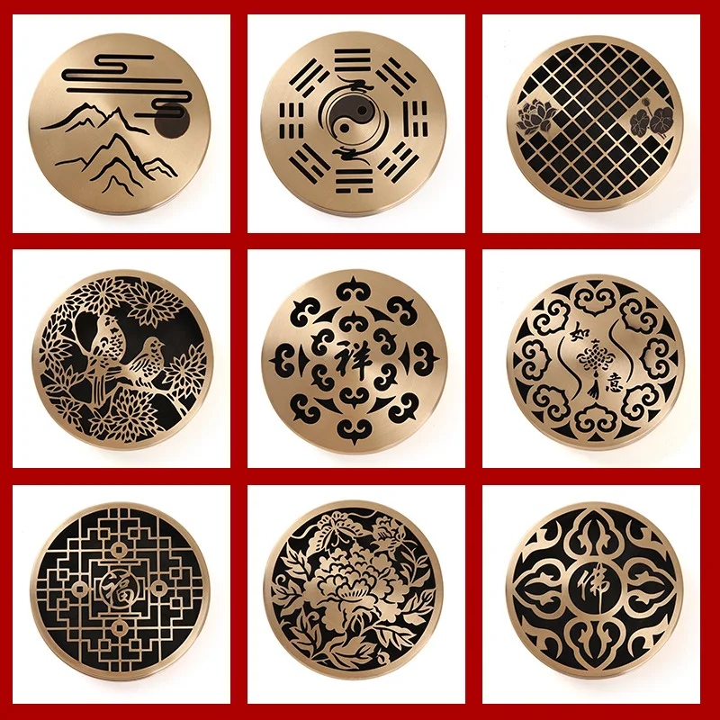 Чистый медный для благовоний горелки домашняя агар сковорода - Цена: 1169.41