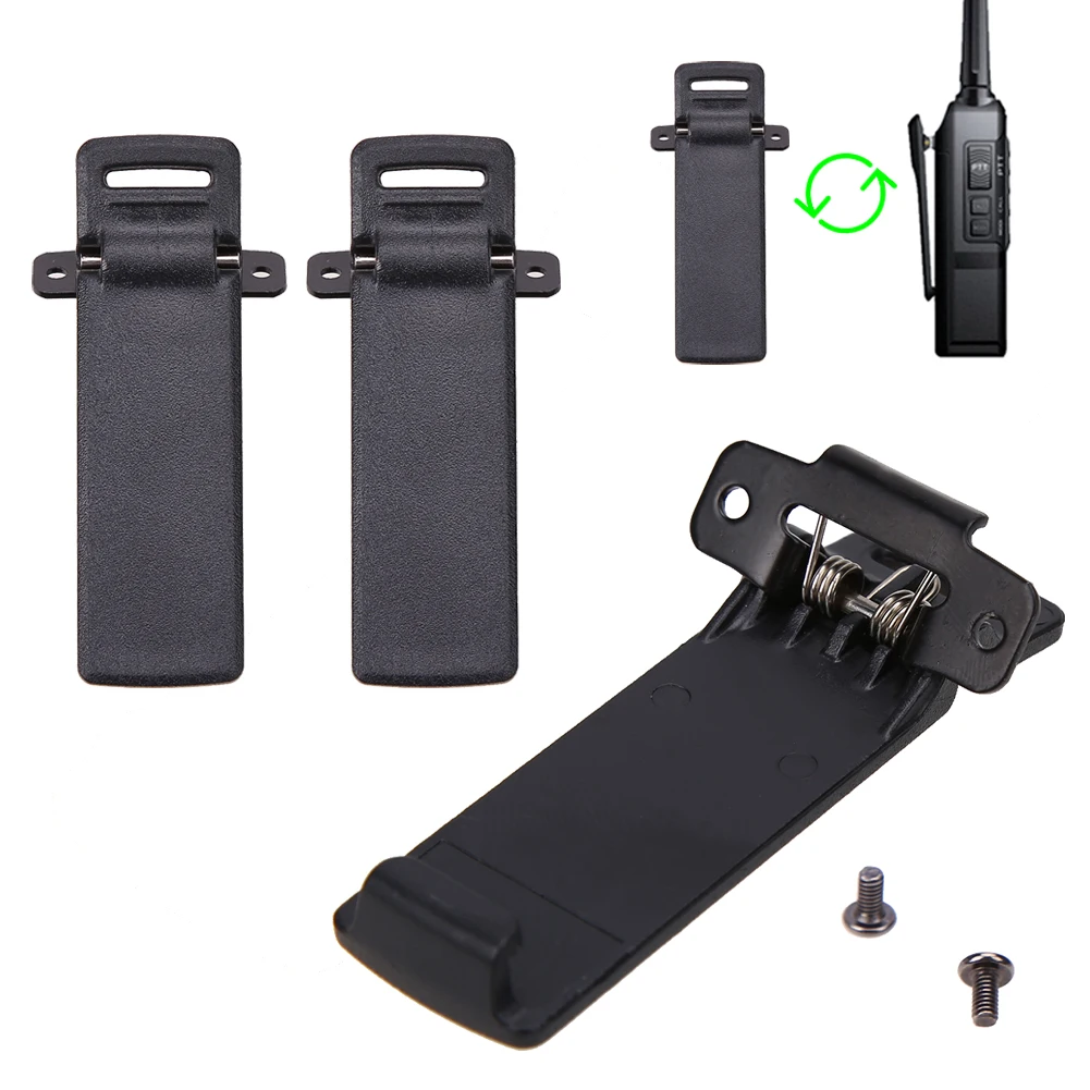 2 шт. иди и болтай Walkie talkie “иди зажим для ремня Baofeng UV-5R UV-5RA UV-5RB UV-5RC UV-5RD UV-5RE 5RE