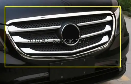 Хромированная накладка на решетку гриля для Mercedes-Benz Vito W447 2014 2015 2016 2017 ABS