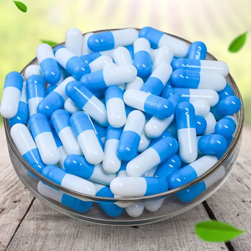 

1000 Pcs Blue-white Hard Gelatin Empty Capsules Joined Or Separated Capsules