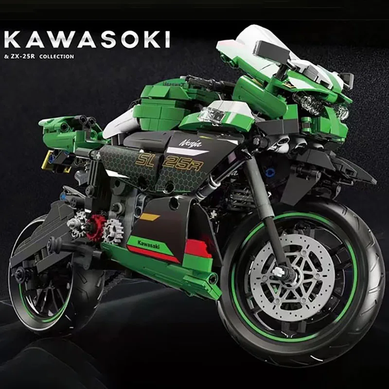 Новый мс высокотехнологичных ZX 25R S1000RR Модель Кирпичи Творческий экспертом в