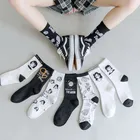 Оптовая продажа 2 шт. новые осенние черные мужские спортивные носки хлопковые милые зимние белые носки женские носки с изображением Трампа астронавта 2022 забавные носки