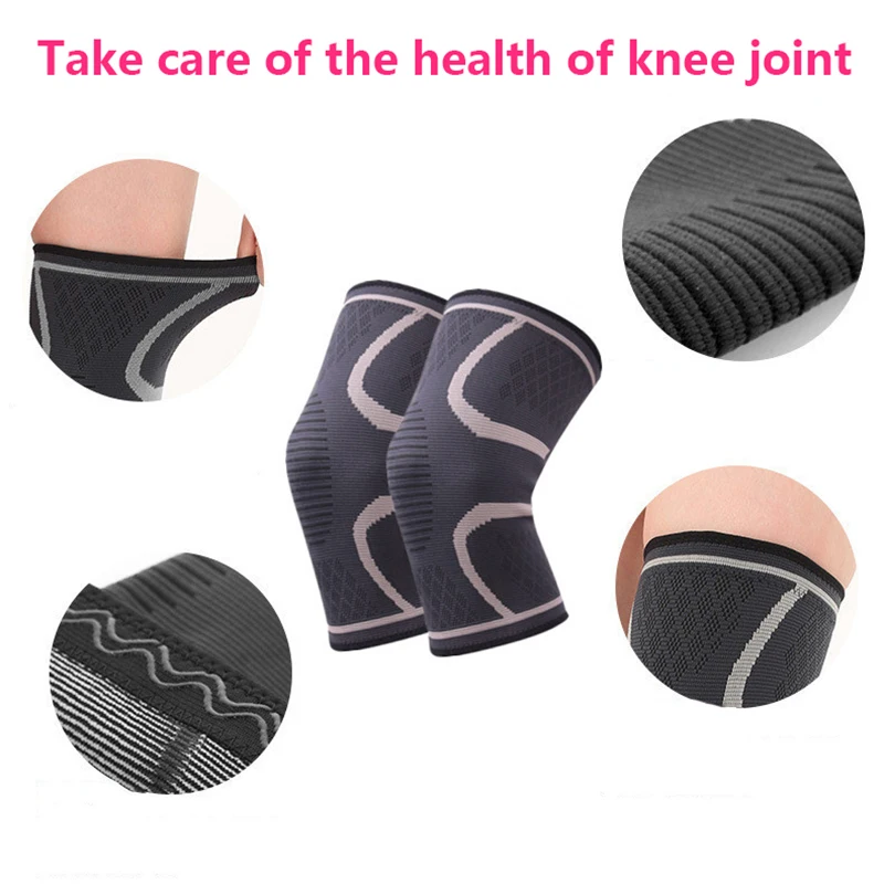 

Эластичный спортивный наколенник 1 шт., защитный наколенник для ног, компрессионный защитный наколенник для пеших прогулок, велоспорта, бег...