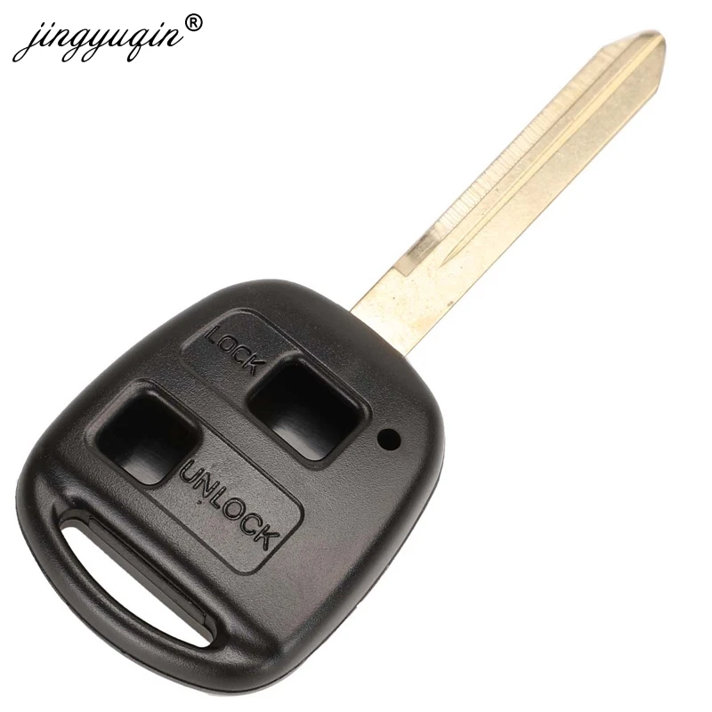 Jingyuqin 10X 2BT TOY41/TOY43/TOY47/TOY48 дистанционный ключ-брелок от машины корпус для Toyota Camry Rav4