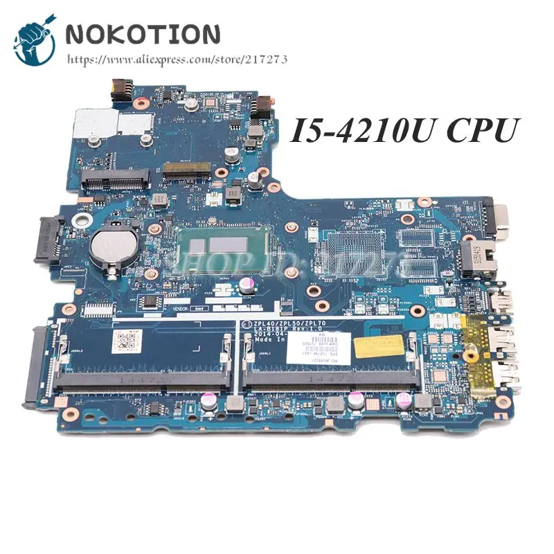 Материнская плата NOKOTION 768146-601 768146-001 768146-501 для ноутбука HP probook 450 G2 ZPL40 ZPL50 ZPL70 LA-B181P ЦП