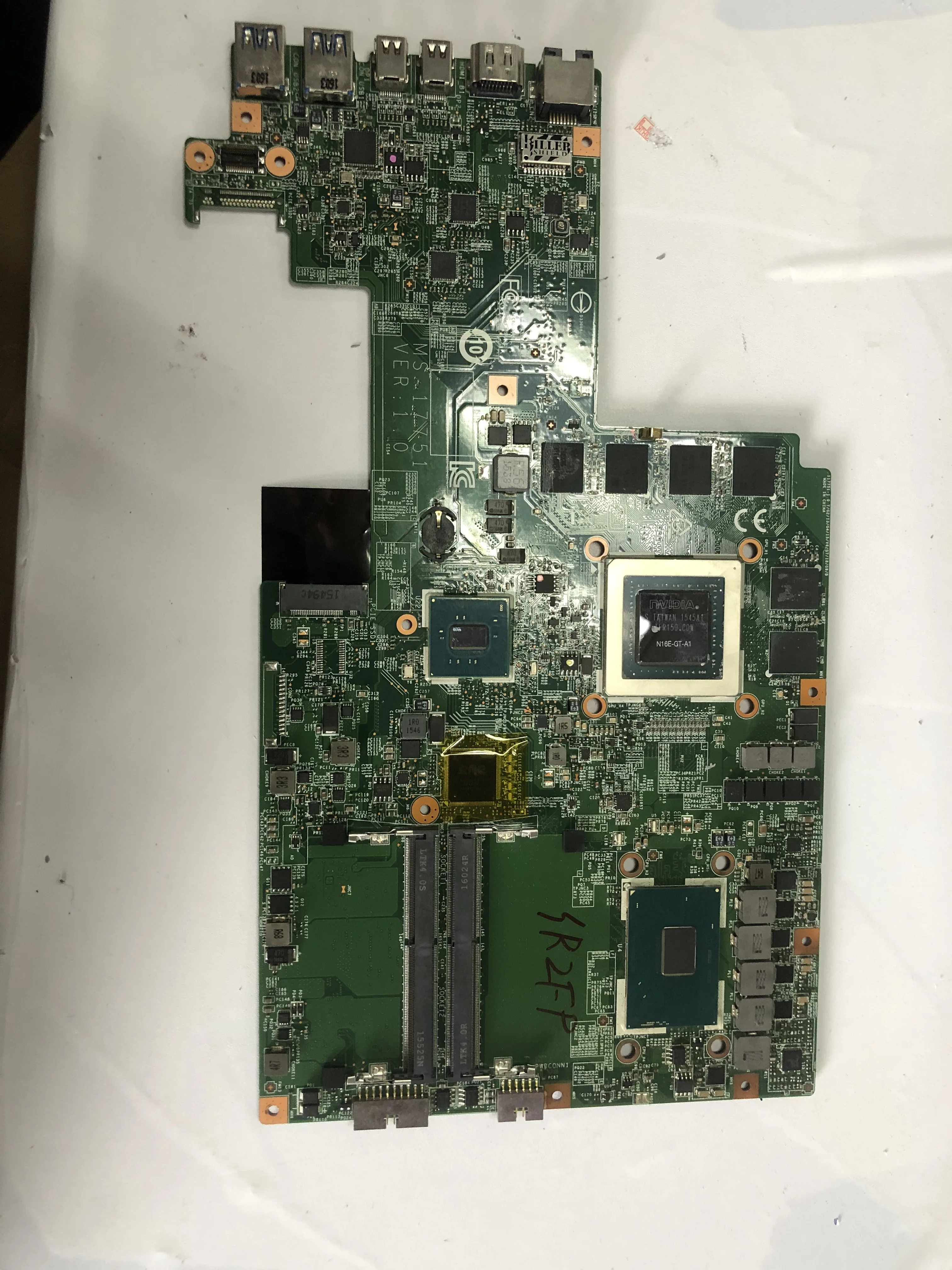 

FOR LAPTOP MSI CPU WITH FOR Ms-1775/gs72 I7-6300HQ AND Gtx970m-Gpu/100%Test-Work REV .1.0