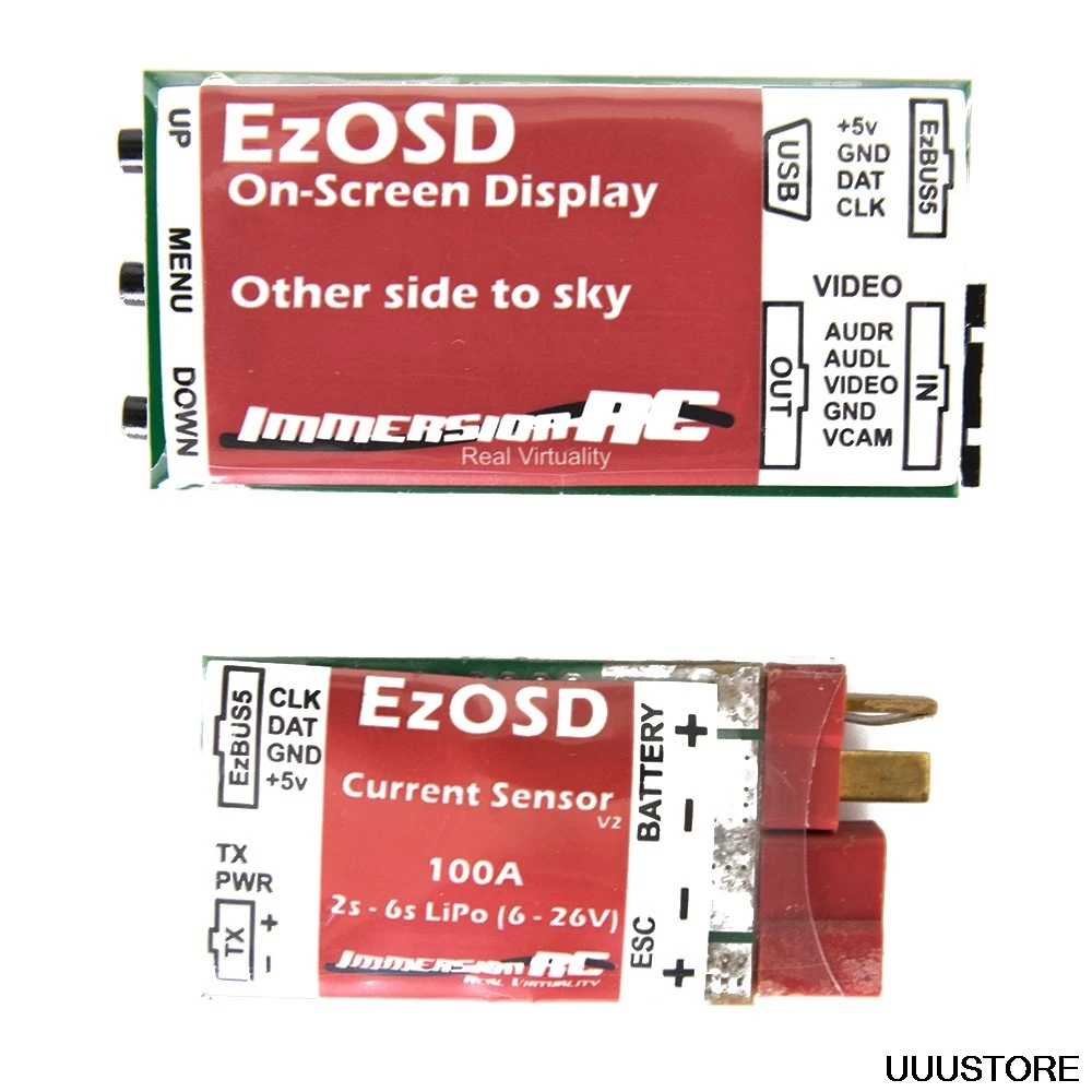 

ImmersionRC EzOSD & Current Sensor with GPS For FPV Drone Quadcopter Aircraft Multirotor