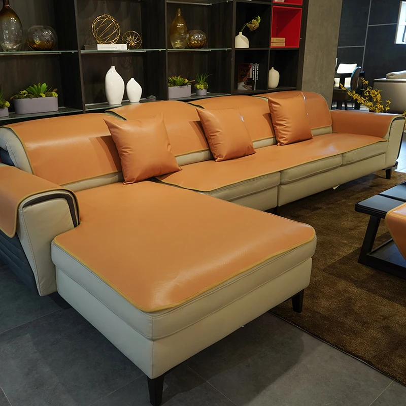 Высококачественная Кожаная подушка для дивана всесезонный Универсальный
