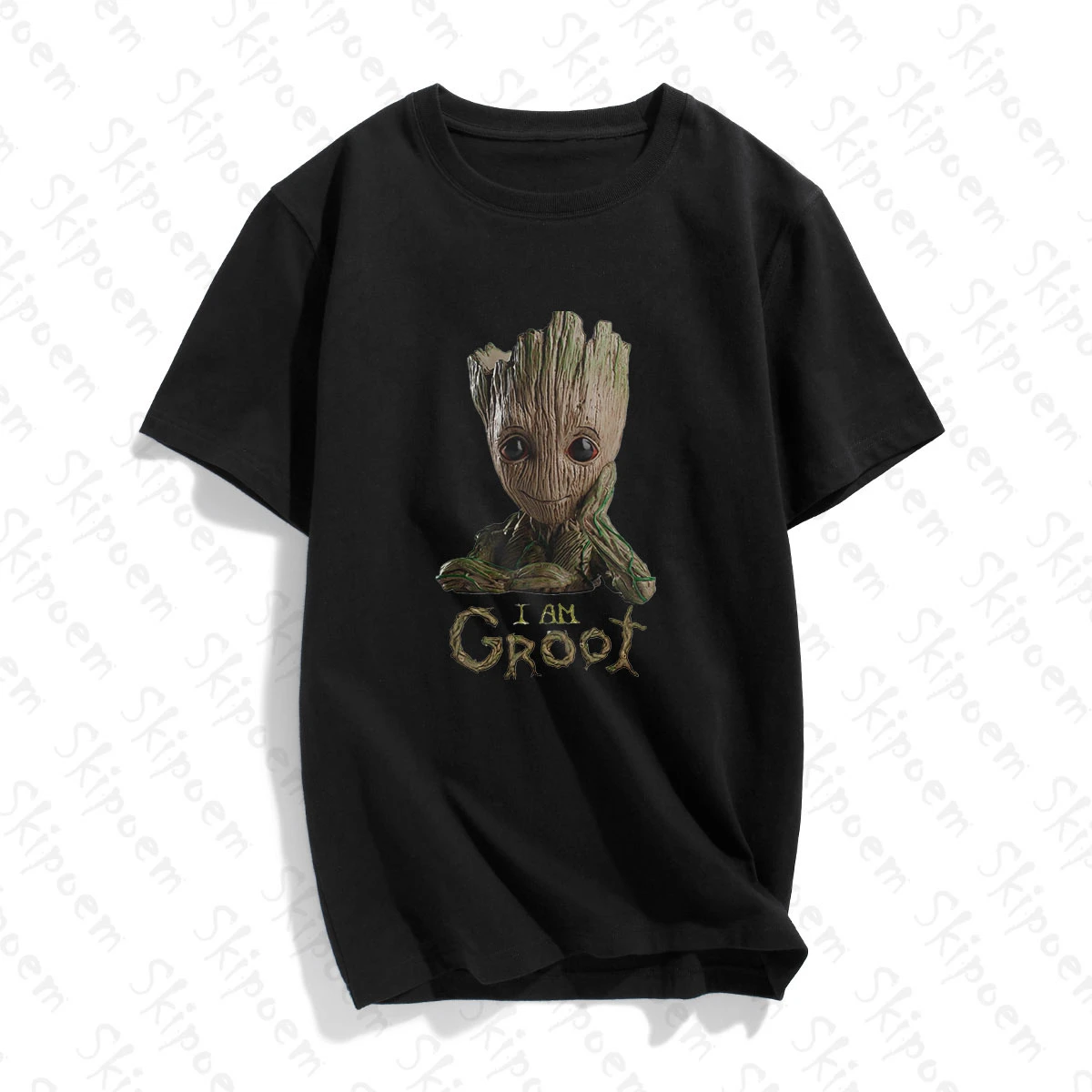 Модная повседневная мужская футболка Young Groot винтажная Эстетическая в стиле