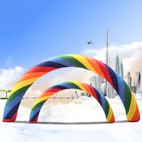 top quality 26ft 8m inflatable rainbow arch for advertisement party suppliesevent decorationsinflatable products 8m good