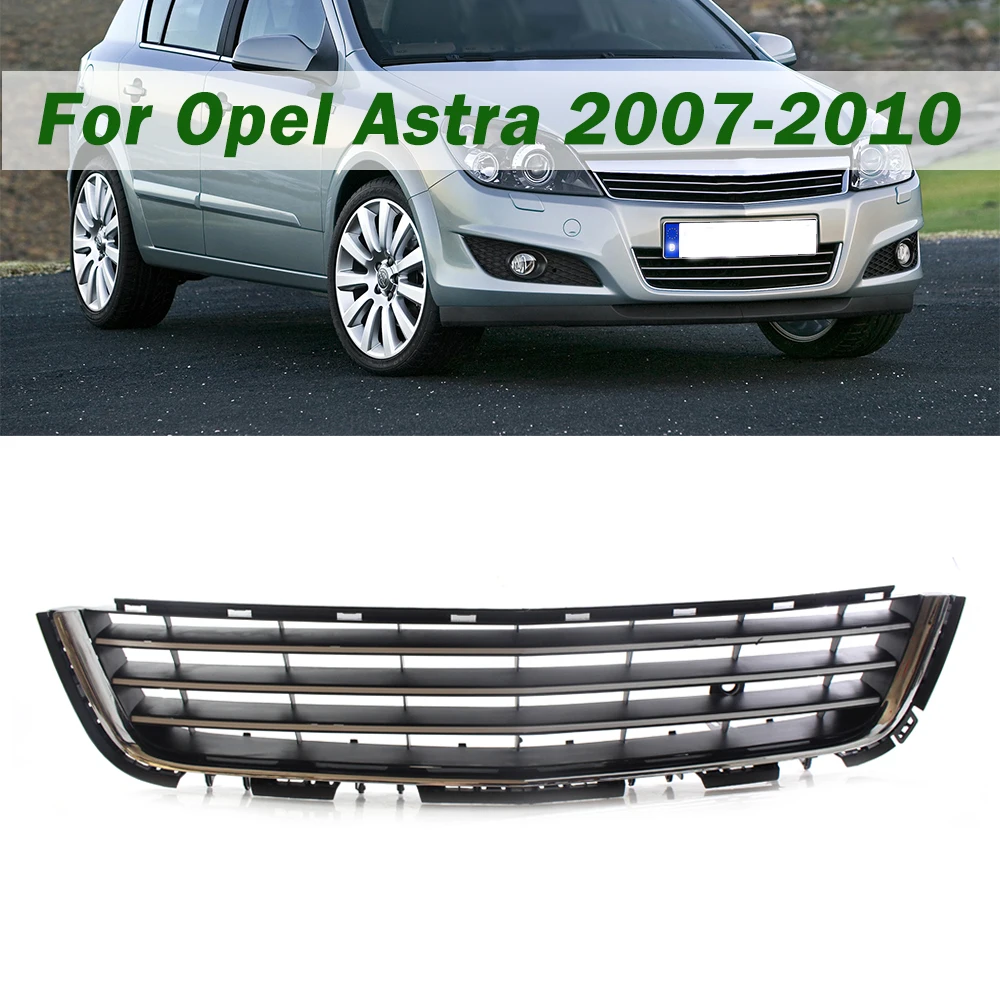 

Front Grills For OPel Astra 2007 2008 2009 2010 Car Bumper Grill with Chromed Molding Grille Facelift Racing Grille Accessories