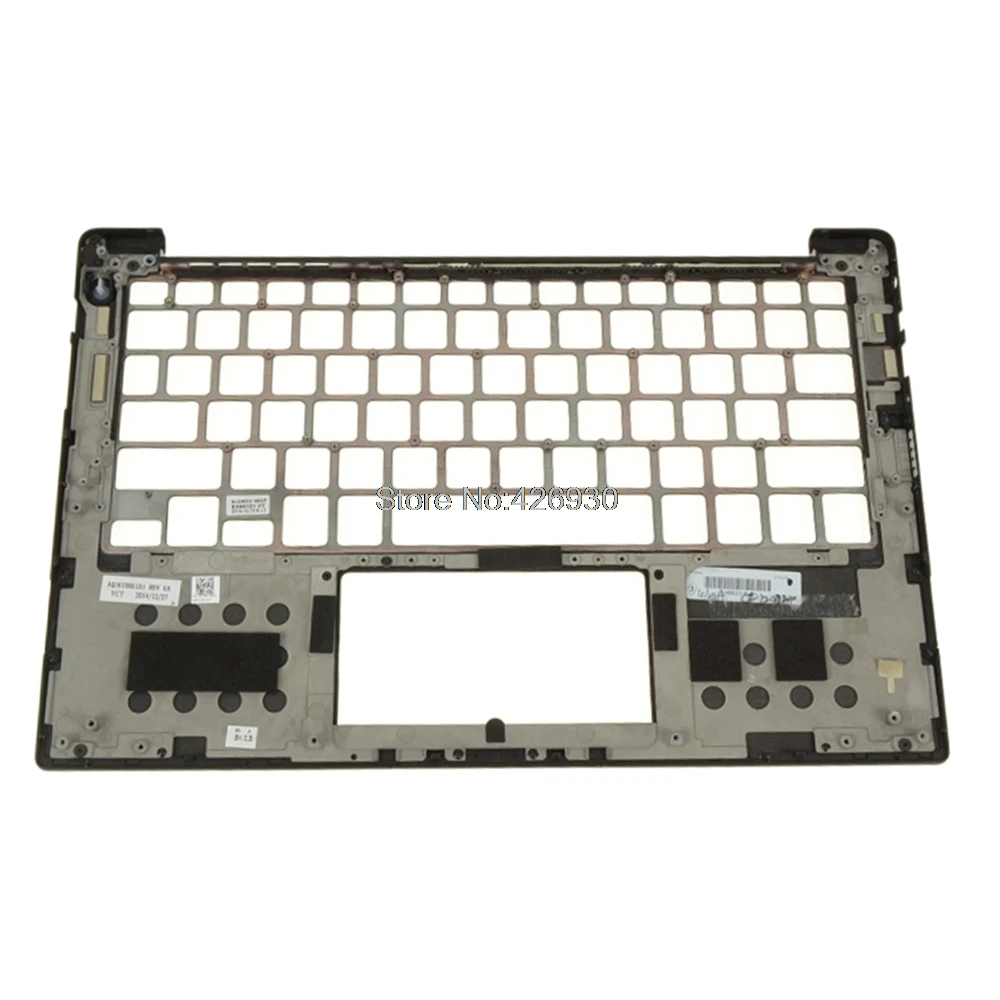 

Laptop Palmrest For DELL For XPS 13 9343 P54G 0WTVR9 WTVR9 AQ16I000101 AQ16I000102 black without touchpad upper case used