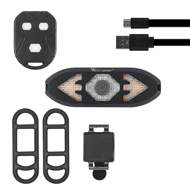

Фонарь задний светодиодный велосипедный с сигналом поворота и звуковым сигналом