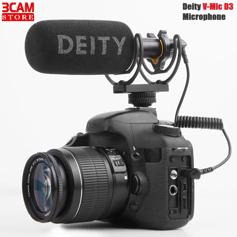 Суперкардиоидный конденсаторный микрофон Deity V Mic D3 совместимый с камерами