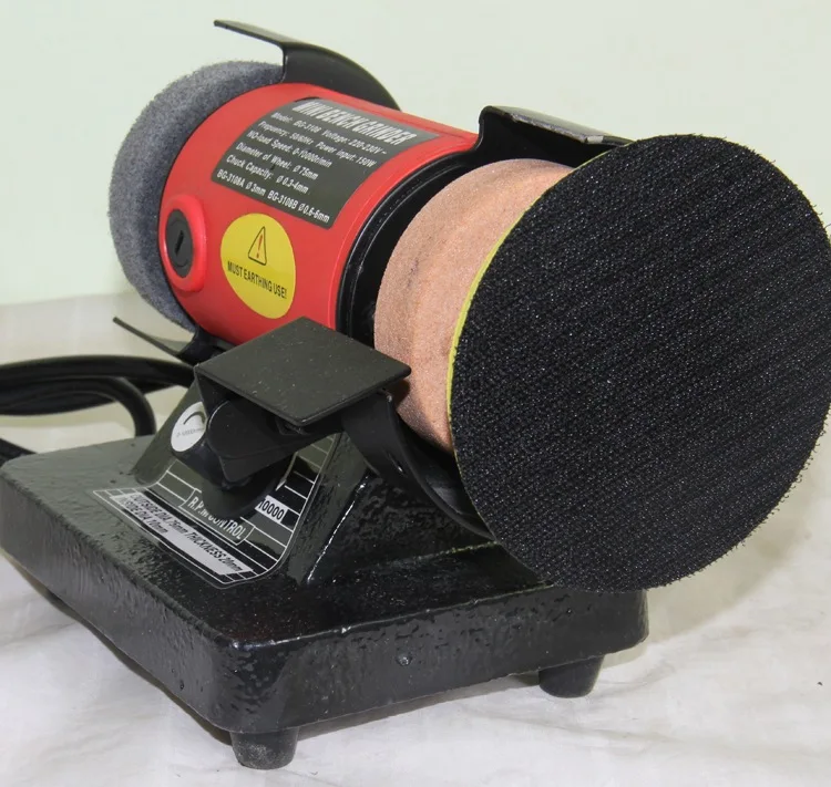 Настольный шлифовальный станок Многофункциональный круг 220 В 150 Вт регулируемая