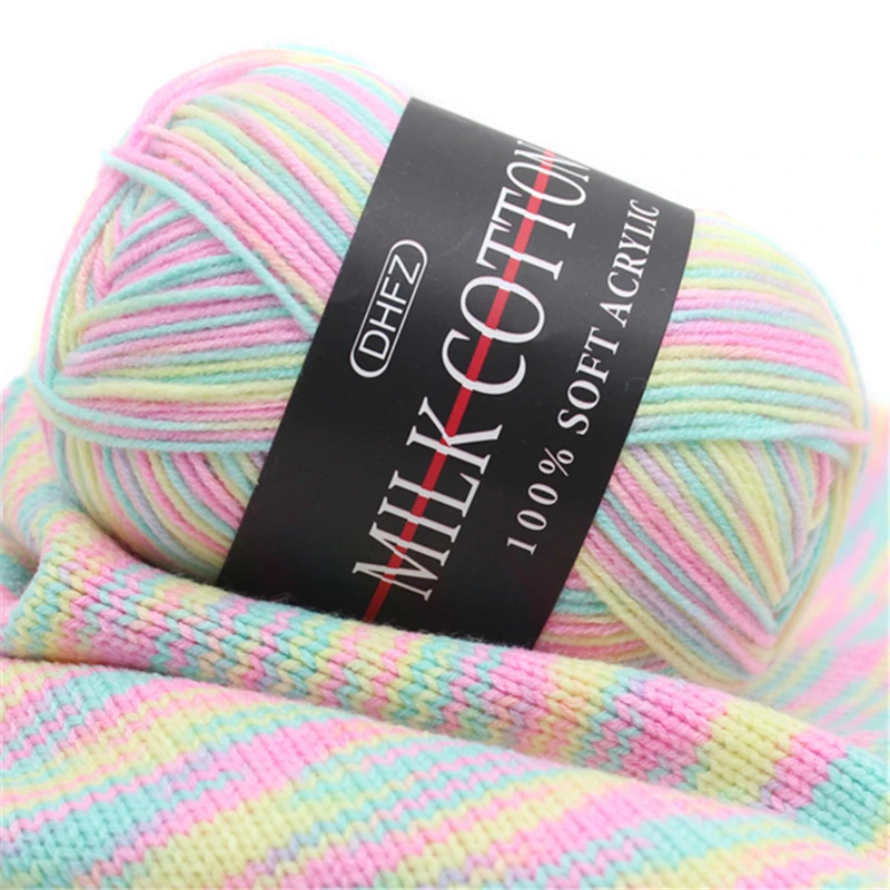 30pcs Milk Cotton Yarn for Knitting Baby Melange Soft Hand DIY Craft Wholesale Cheap | Дом и сад