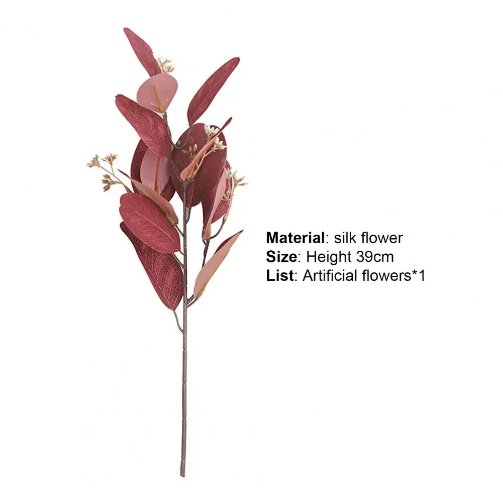

70% Dropshipping!Artificial silk-like flowers, elegant eucalyptus, household simulation plants, home decoration ornaments