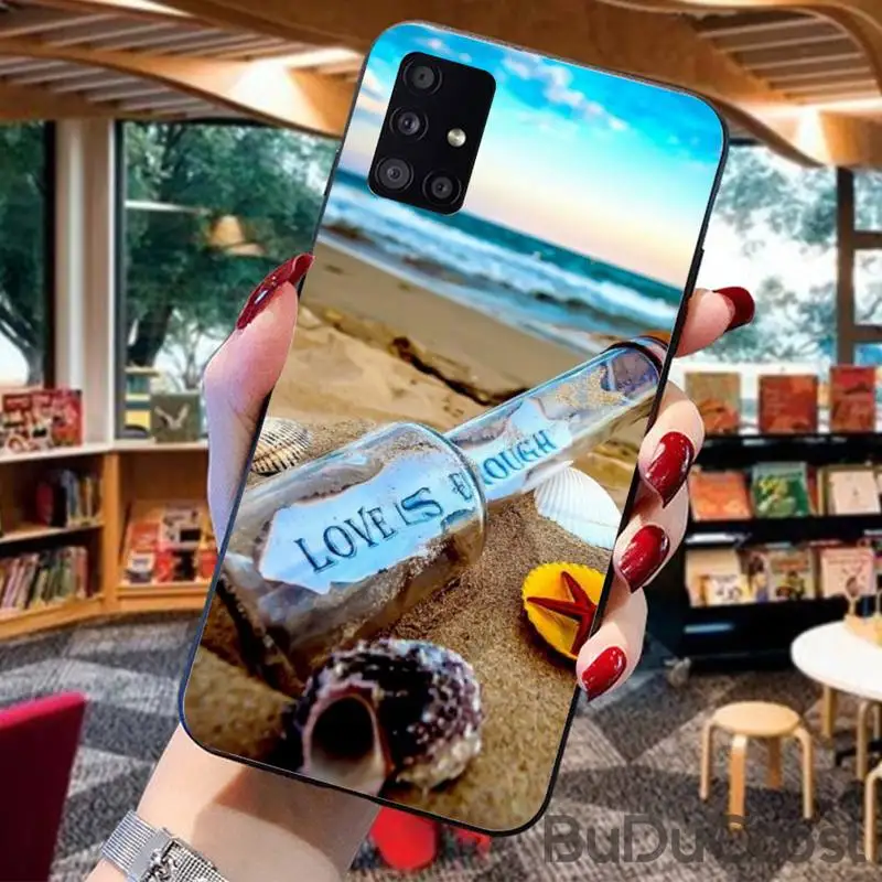 

Beach Starfish Shell Landscape Phone Case for Samsung A91 01 10S 11 20 21 31 40 50 70 71 80 A2 CORE A10