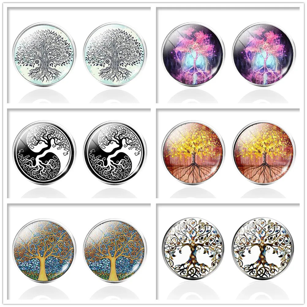 

Cufflinks For Men Women Novelty Classic Tree of Life Cufflink for Man Shirt Wedding Gifts Bling Cuff Links Jewelry Gift