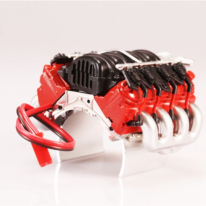 Радиоуправляемая модель автомобиля V8 капот двигателя радиатор Вентилятор RC