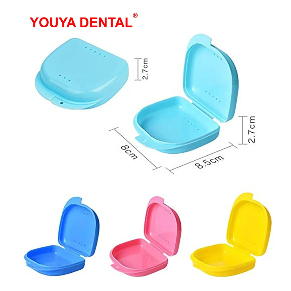 Контейнер для протеза искусственных зубов Ортодонтические протезы чехол зубной