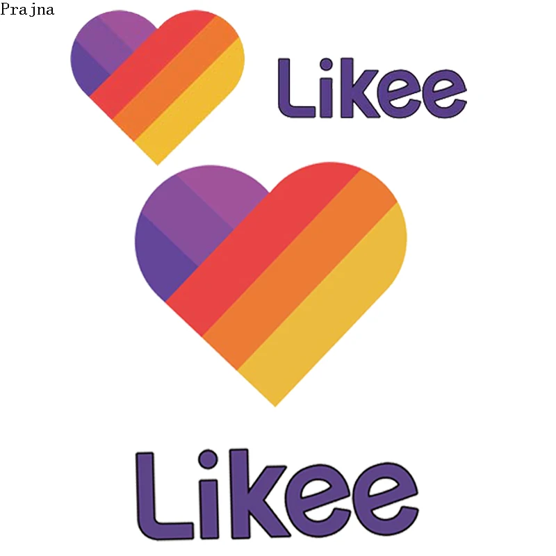 Праджня для переноса утюгом одежды полосатые наклейки с нашивкой сердце