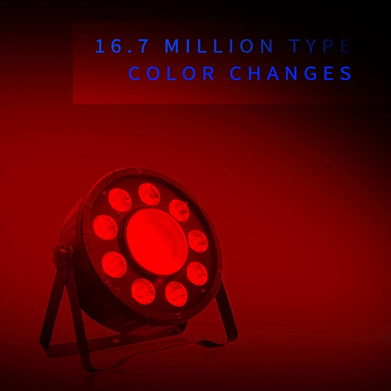 Плоские светодиодные светильники Par DMX512 сценическое оборудование для диджея 24