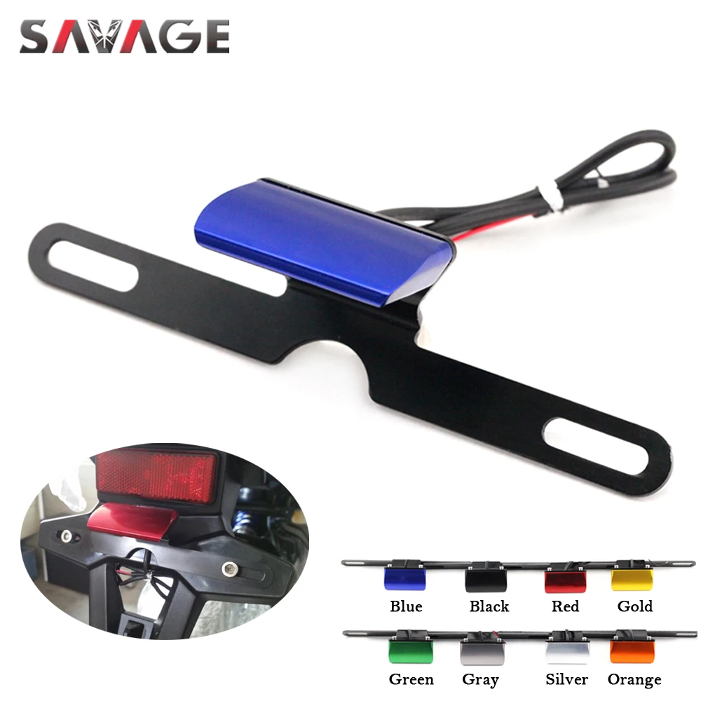 Универсальный светодиодный светильник для номерного знака HONDA CB300F CB400F CB500F CB650F