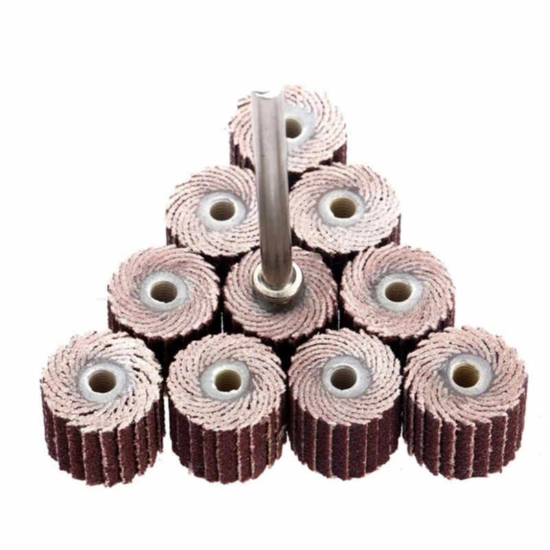 

11pcs Set Sanding Wheels Grit Flap Polishing Grinders Assembly Stripping Tools