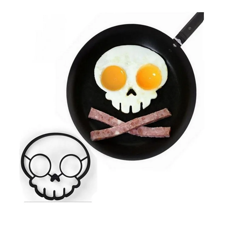 Голова черепа кролик Сова Форма силикагель яйцо жарки Творческая кухня DIY форма