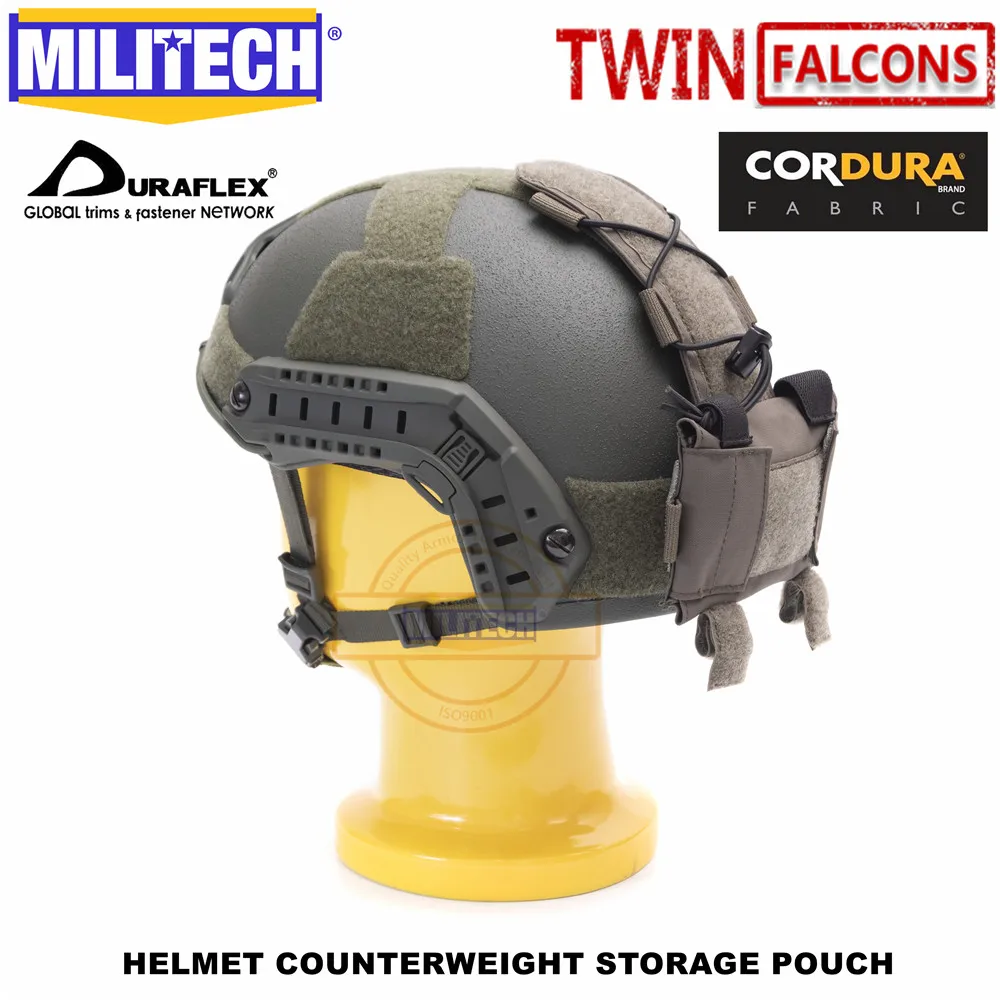 MILITECH TWINFALCONS TW Шлем Счетчик веса сумка для хранения TN VC сумка для хранения Тактическая Военная NVG счетчик веса сумка