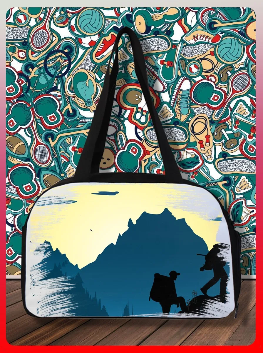 Gym Bag sports fitness hike with print sport hiking mountain-400 shoulder bag schoolbag backpack kitbag | Спорт и развлечения