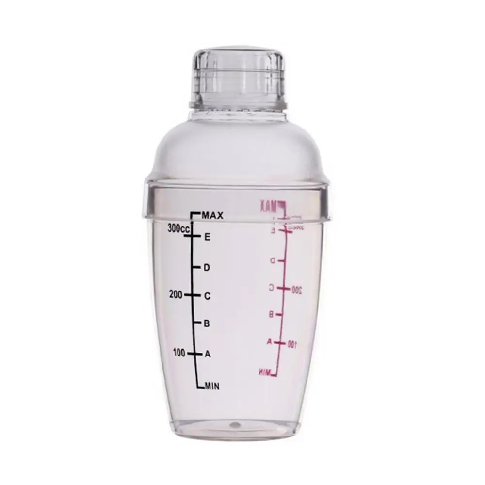 

Hot Sale 80% 350/500/700/1000ml Transparent Dual Scale Grams Cocktail Shaker Cup Wine Mixer Bar Tools Bartender