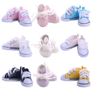 Парусиновые туфли для шарнирных кукол 16, 5 см, мини-туфли ручной работы с кроликом, игрушки для девочек