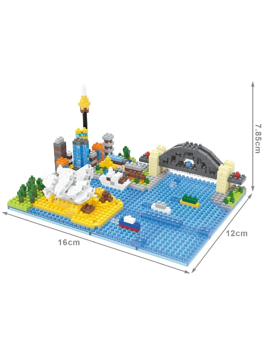 Конструктор Wisehawk Сиднейская Гавань 529 деталей NO. 2583 Sydney Harbour Gift Series | Игрушки и