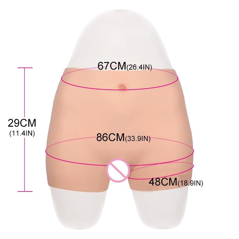 Брюки трансвеститы KnowU с имитацией ягодиц проникнутые во влагалище