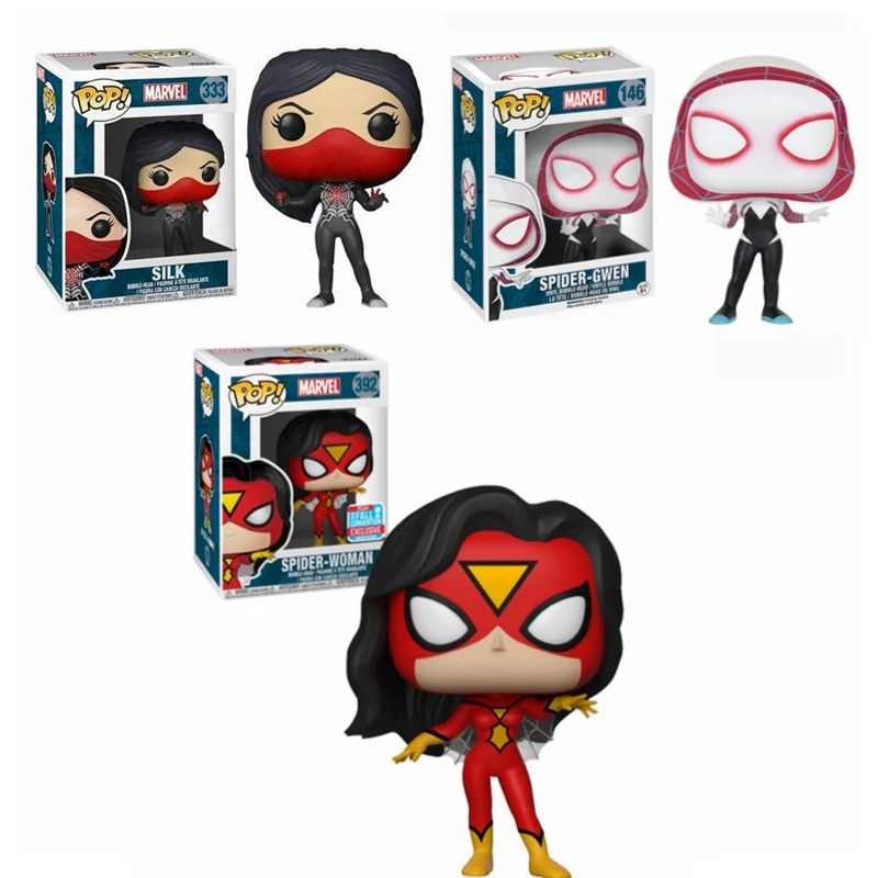 Поп супергерой паук-Гвен виниловые экшн-фигурки коллекционные модели игрушки