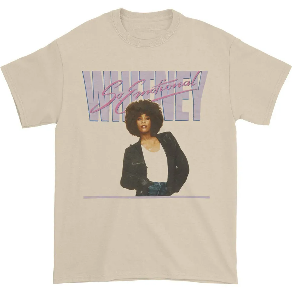 Мужская футболка Whitney Houston натуральная уличная футболка|Мужские футболки| |