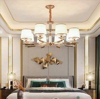 modern round chandelier lighting for living room lamp gold siver aluminum alloy luxury home hanging lamp for bedroom light