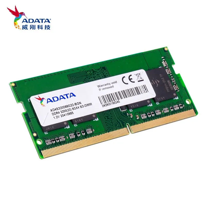 adata notebook memory ram memory so dimm 260pin ddr4 8gb 16gb 2666mhz 3200mhz for laptop rams free global shipping