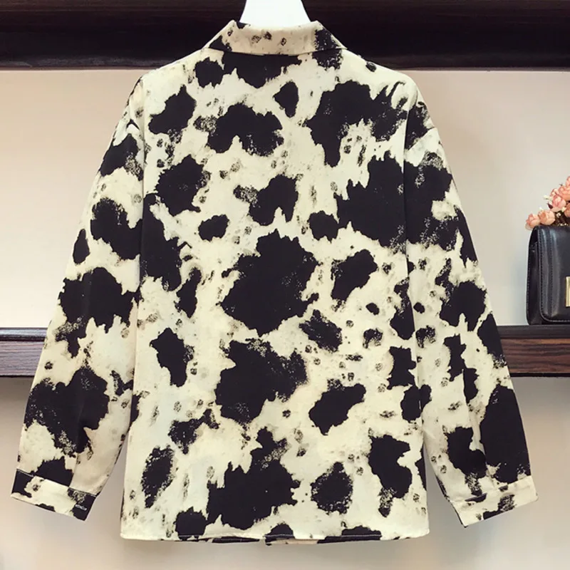 Женский офисный комплект блузка с длинным рукавом и галстуком надрезом + пиджак