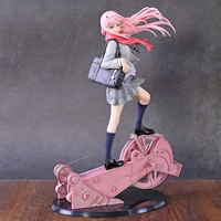darling in the franxx zero two school uniform ver pvc figure anime girl collection doll toy