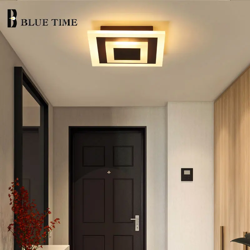 New Arrivals LED Chandeliers Lights for Living Room Bedroom Aisle Corridor Stairway Lamps Black&ampWhite Frame Indoor | Лампы и