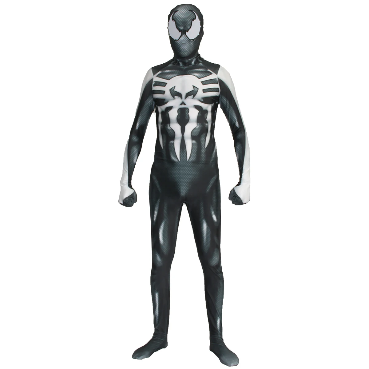 Унисекс лайкра Zentai Venom Человек паук 2099 Хэллоуин Косплей костюмы унисекс дети