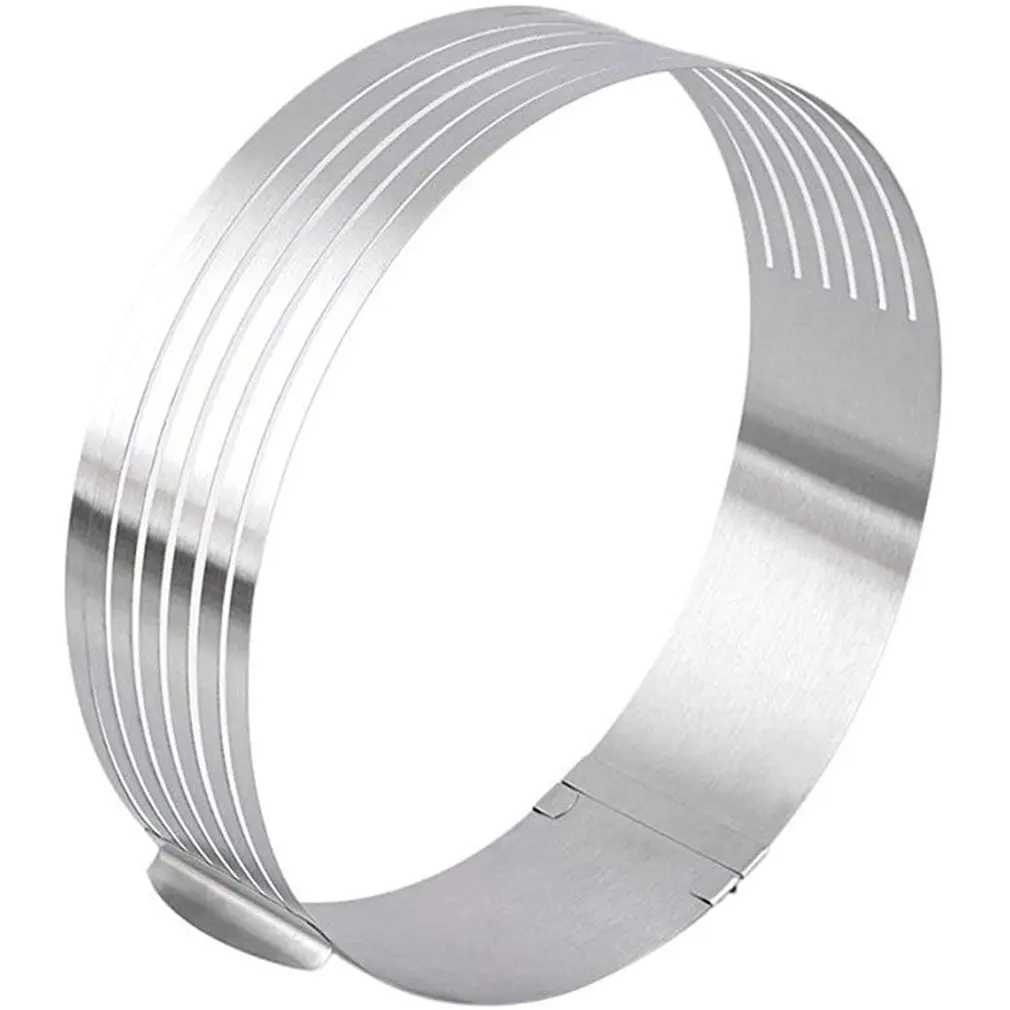 Регулируемое кольцо для Мусса 3D круглые и квадратные формы торта из нержавеющей