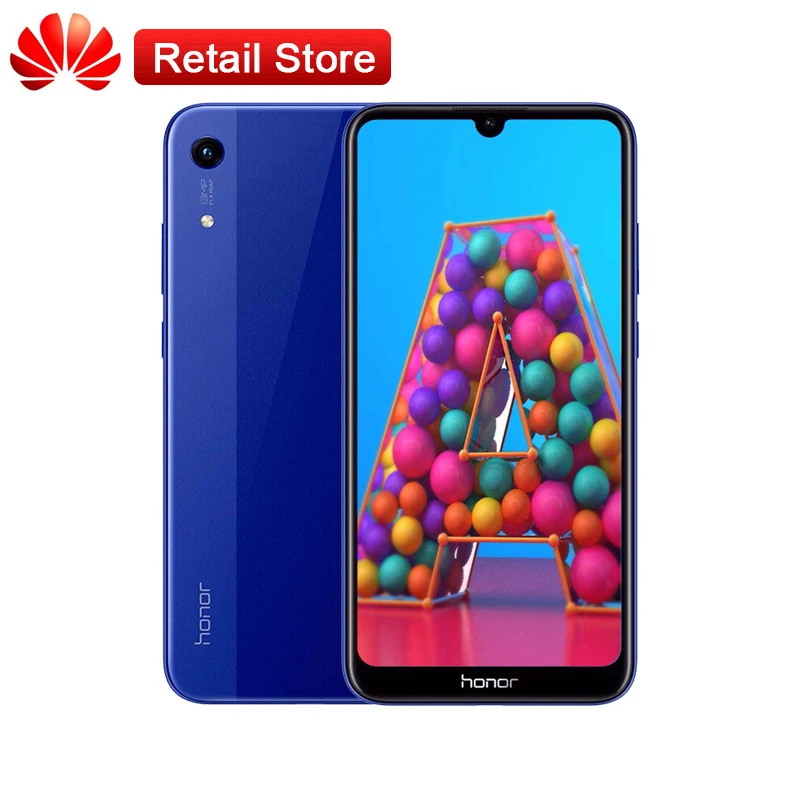 Смартфон Honor 8A глобальная версия распознавание лица 6 09 дюймов Восьмиядерный MT6765