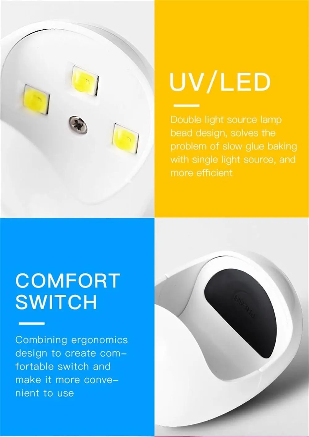 6 Вт мини USB УФ-лампа для отверждения геля для ногтей светильник для ногтей Гель-лак Сушилка для ногтей машина для дизайна ногтей PC& ABS горячая светодиодная УФ-лампа для ногтей